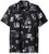 Volcom Men's Speak to You Button up Short Sleeve Shirt Black