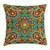 Ambesonne Mandala Throw Pillow Cushion Cover, Pattern with Mandala Style Eastern Medieval Arabesque Motifs Oriental Ethnic, Decorative Square Accent Pillow Case, 20 X 20 Inches, Teal Indigo Ruby
