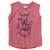 Carhartt Girls' Graphic Tank Top Tee T-Shirt, Sunkist Coral, 6