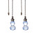 Ceiling Fan Pull Chain, Decorative Fan Pull Chain Extension, Ceiling Fan Pull Chain Ornaments, Ceiling Fan Pulls, Light Pull Chain with 14inches 3.2mm Diameter Beaded Ball Fan Pull Chain Extender