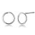 Open Circle Studs [.925 Sterling Silver- Small Tiny [6mm- Round Earrings Studs [Hypoallergenic-