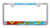 Elektroplate Wonder Woman Blue and Red Metal License Plate Frame