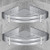 Corner Shower Caddy, 2 Pack Bathroom Shower Caddy Adhesive Corner Shelf, Wall Mounted Organizer Aluminum No Drilling Triangle Basket Storage Shelves, for Washroom Toilet Dorm Kitchen - Silver