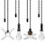 Linkstyle Ceiling Fan Pull Chain 4PCS 2 Sets Pull Chain Extension with Connector Beaded Ball Pull Chain for Ceiling Light Fan Crystal Ceiling Fan Pull Cord Pendant