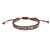 Agate Beads Strand Bracelets Leather Wrap Bracelet Handmade Cuff Adjustable Bracelet Boho Single Strand Beaded Wrap Bracelet Cotton Cord