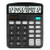 ruler Desktop Calculator Standard Function Electronic Basic Large 12 Digit LCD Display Big Button Calculator for Daily Office Black