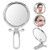 Makeup Mirror, Professional Cosmetic Mirror, 5X Magnifying Folding Adjustable Cosmetic Mirror Magnifying Makeup Mirror Double Sided for Home Tabletop Bathroom Shower Travel