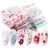 10 Sheets Flowers Nail Art Transfer Foils for Nails Supply Foil Transfer Nail Art Stickers Floral Nail Transfers Starry Sky Nail Decals for Women False Nail Designs Manicure Tips-A-