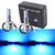 munirater Extreme Super Bright LED H1 Headlight Bulbs - Kit High/Low Beam H1 LED Bulb LED Headlights Bulbs Lamp Replacement - 8000K Ice Blue -2pcs-