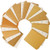 LotFancy 1/4 Sheet Sandpaper for Palm Sander, 50PCS 60 80 120 180 240 320 400 600 800 1000 Grit Sanding Sheets Assortment for Car and Wood, Hook and Loop Sand Paper, 5.5x 4.5
