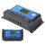 Solar Panel Controller, PVC Material LCD Display Battery Charge Control Complete 3-Stage PWM Charging Management Dual USB Output 12V/24V 30A