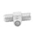 2 Pcs F Type Female to Female T-Shaped 3 Way Splitter RF TV Adapter Ships from USA