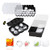 Ice Cube Tray,Silicone Large Round Ice Cube Trays for Freezer With Lid, Owting 3 Pack Sphere Ice Ball,Square,Honeycomb Ice Cube Mold With Funnel for Whiskey,Cocktails,Reusable Ice Ball Maker and BPA Free