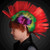 blinkee Punk Rock LED Mohawk Wig by