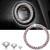 FveBzem Crystal Rhinestone Car Engine Start Stop Decoration Ring Bling Car Interior Accessories Ring Emblem Sticker Car Engine Ignition Button Ring Auto Engine Ignition Button Key  and  Knobs Ring -Pink-