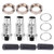 Light Holder Lamp Socket Diode Holder 3mm Diode Holder, 20Pcs Plastic Bezel Mount LED Clip Black Pre Wired Emitting Diode