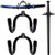 Pmsanzay Universal Adjustable Sword, Wall Hook Display Hanger Wall Mount Display Stand Collection Rack for Sword,Dagger,Axe,Keyblade, etc 2 Pack No Sword  Vertical/Horizontal Display