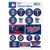 WinCraft MLB Minnesota Twins Vinyl Sticker Sheet, 5" x 7"