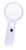 Neuvikter 2 Pcs 3X 45X Handheld Large Magnifier, Lightweight LED Illuminated Magnifying Glass with Light for Reading, Macular Degeneration, Inspection, Jewellery, Coins, Hobbies  and  Crafts -White-
