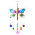 Besokuse Dragonfly Window Hangings Crystal Ball Prisms,Sun Catcher with Crystals,Rainbow Maker Pendant Window Hanging Ornament for Garden Home Decor