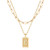 Gold Layered Initial Necklaces for Women, 14K Gold Plated Square Capital Initial Pendant Necklace Layered Letter K Necklaces for Women Dainty Paperclip Chain Choker Necklace Gold Jewelry Gold Layered Initial Necklaces for Women, 14K Gold Plated Square Capital Initial Pendant Necklace Layered Letter K Necklaces for Women Dainty Paperclip Chain Choker Necklace Gold Jewelry