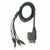 Professional HD TV Component Composite Audio Video AV Cable Cord for Microsoft Xbox 360