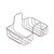 Stainless Steel Kitchen Sponge Holder, Sink Caddy Organizer, Rag Cloth Brush Soap Dishwashing Liquid Drainer Rack, Draining Basket