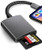 SD Card Reader for iPhone iPad,ZVSARPHY Micro SD/SD Card Reader Adapter with Dual Slots Compatible with Trail Game Camera,Memory Card Reader Viewer,No App Required,Plug and Play