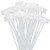 ITROLLE Nylon Marker Cable Ties 300PCS White Self-locking Wire Zip Ties Cable Mark Tags Label Tie Straps Nylon Power Marking Label
