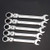 6-11mm Flexible Head Ratcheting Wrench Keys Set Wrenches Combination Chromed Gear Spanner Tool Set Car Repair Ratchet -Size : 7mm-