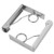 2pcs Tablecloth Clips Large Spring Loaded Table Cloth Cover Clips Stainless Steel Tablecloth Holder Clamps Silver 3 x 2.4in