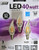 Feit Electric - LED Candelabra Chandelier Dimmable Light bulbs 40w - 3.8w -3 pack-