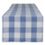 DII Buffalo Check Collection Classic Tabletop, Table Runner, 14x108, Stonewash Blue