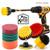 Holikme 14Piece Drill Brush Attachments Set, Scrub Pads & Sponge, Power Scrubber Brush with Extend Long Attachment All purpose Clean for Grout, Tiles, Sinks, Bathtub, Bathroom, Kitchen & Automobile