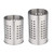 Kitchen Utensil Caddy Cooking Tools Holder Cooking Utensil Holder, Stainless Steel Rust Proof Kitchen Utensil Organizer Flatware Caddy 2pc