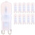 Mengjay 10x G9 Corn lamp G9 Base 2.5W LED Light Bulb 14-SMD 2835 LEDs, 220LM, Equivalent to 20W Halogen Lamp Replacement, 110V, More Stable, No Flicker, Not Dimmable, 3000K Warm White