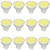 Jenyolon MR11 GU4 LED Bulb Light Lights Super White 3W, DC/AC 12V, 30W Halogen Bulb Equivalent, 400 Lumens, 6000K, 120° Beam Angle, Kit, Landscape Bulb, LED Replacement,12 Pack 
