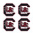 South Carolina Gamecocks Logo Decal Sheet - 4 Decals