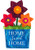 Briarwood Lane Flower Pot Applique Spring House Flag Home Sweet Home Floral 28" x 40"
