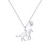 MONOOC Horse Necklaces for Girls S Initial Necklace for Girls Dainty Necklace Horse Jewelry Gifts for Teen Girls Horse Jewelry