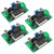 4pcs LM2596 Adjustable DC-DC Step Down Buck Power Convert Module 4.0-40V Input to 1.25-37V Output with LED Voltmeter Display
