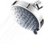 High Pressure Fixed Shower Head 5-Setting Bathroom Rainfall Showerhead with Adjustable Metal Swivel Ball Joint- Relaxed Shower Experience Even at Low Water Flow  and  Pressure