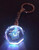 Crystal Pokemon Gengar LED Keychain Charizard mew Ball Go