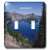 3dRose lsp_80256_2 Crater Lake In Oregon Double Toggle Switch