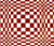 Chocolate Transfer Sheet: Red Checkerboard. 2 Sheets