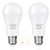 Dusk to Dawn Light Bulb,LANDUOS 5W -60 Watt Equivalent- A19 LED Light Sensor Bulbs, Smart Automatic on/Off,Indoor/Outdoor Lighting Bulb for Porch Garage Hallway Patio -Warm White, E26, 2 Pack-