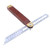 T Tulead 22cm/8.66" T-Bevel Gauge Activity Angle Ruler Protractor Sliding Square Carpenter Measuring Tape 360 Degree Adjustable High Precision T Bevel Angle Finder with Wood Handle