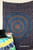 The Art Box Twin Blue Indian Mandala Cotton Tapestry 55x90 INCH Hippie Hippy Large Throw Bedspread Dorm Decorative Wall Hanging Picnic Beach Sheet Tapestries Throw Bohemian Bedspread