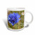 3dRose Blue Cornflower Ceramic Mug, 11-Ounce