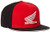 Factory Effex (15-88346) 'Honda' Big Wing Flex-Fit Hat (Black/Red, Large/X-Large)